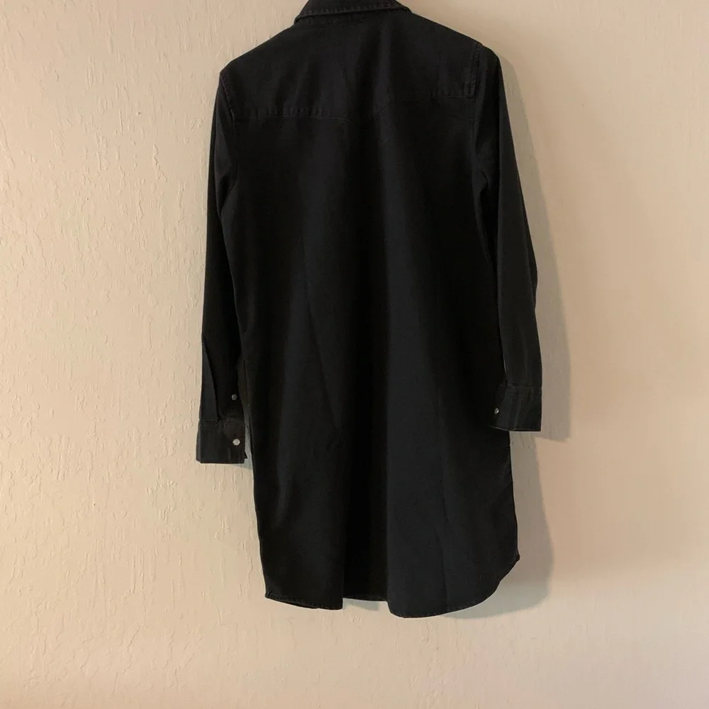 Levi’s lil’ bit country iconic denim western shirt dress - Picture 8 of 8